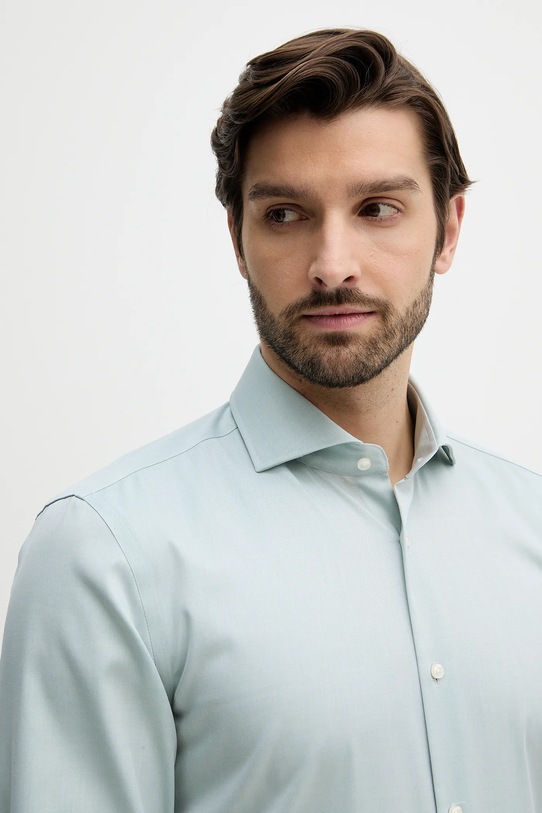 BOSS koszula bawełniana H-HANK-SP-B1-C1-261 zielony 50555982