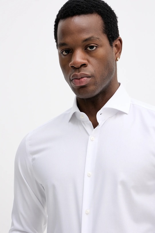 BOSS koszula bawełniana biały 50555995