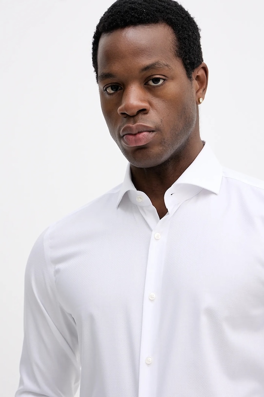 BOSS koszula bawełniana biały 50555995