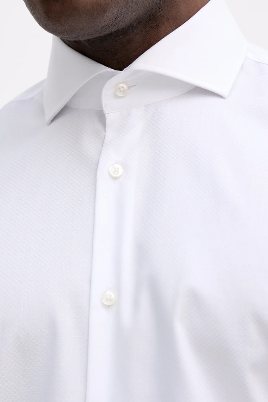 BOSS koszula bawełniana 50555995 biały