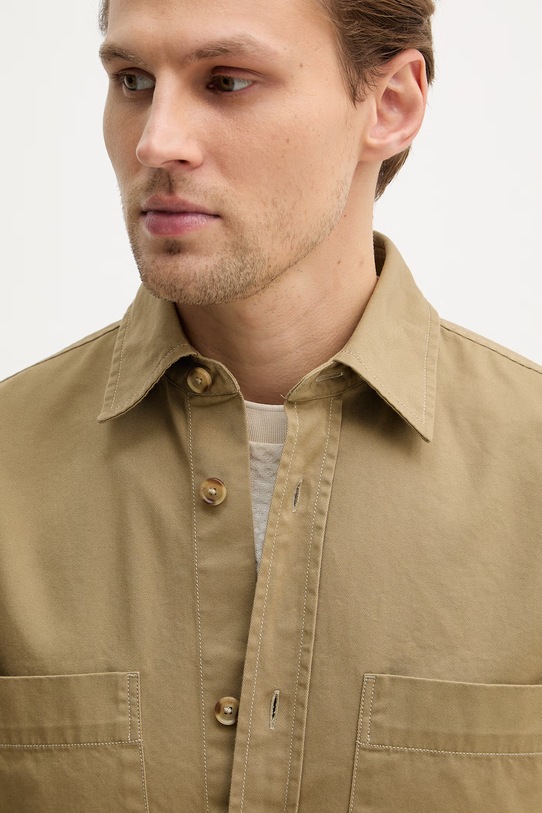 BOSS koszula bawełniana H-OWEN-K-2PP-261 zielony 50556121