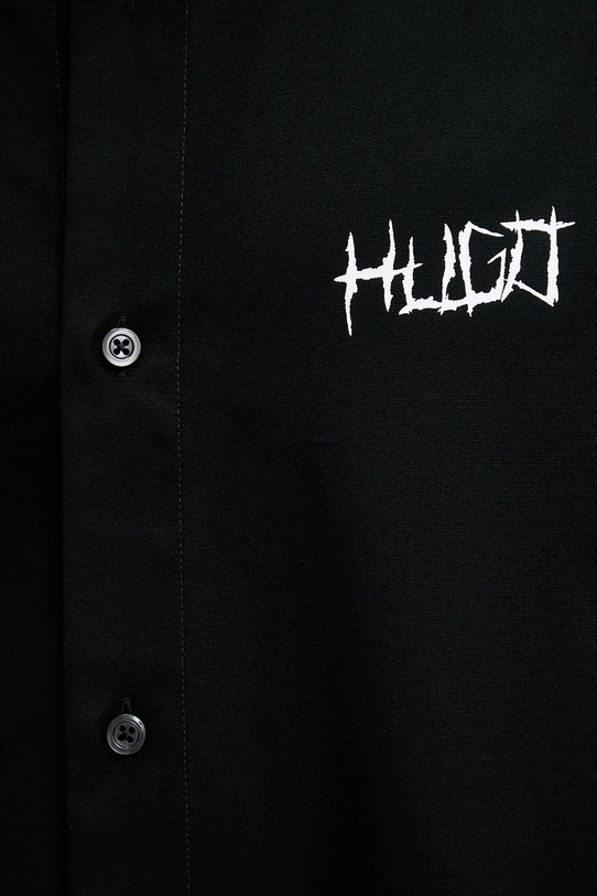 Hugo Blue koszula bawełniana 50556348 czarny