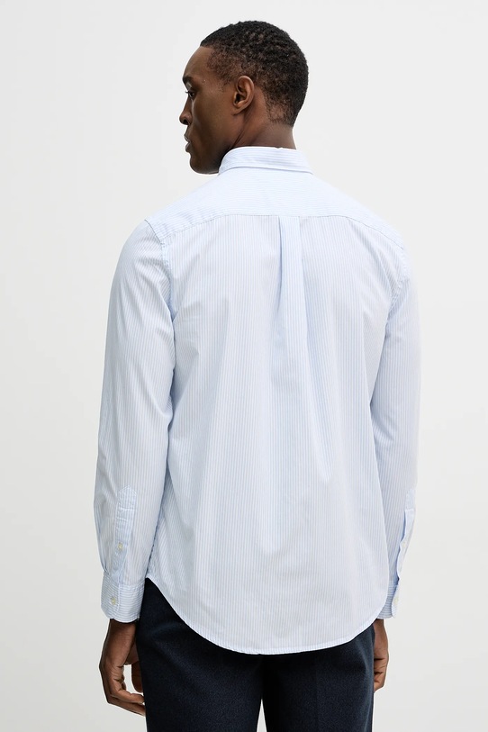 Odzież Tommy Hilfiger koszula bawełniana MW0MW41403 niebieski