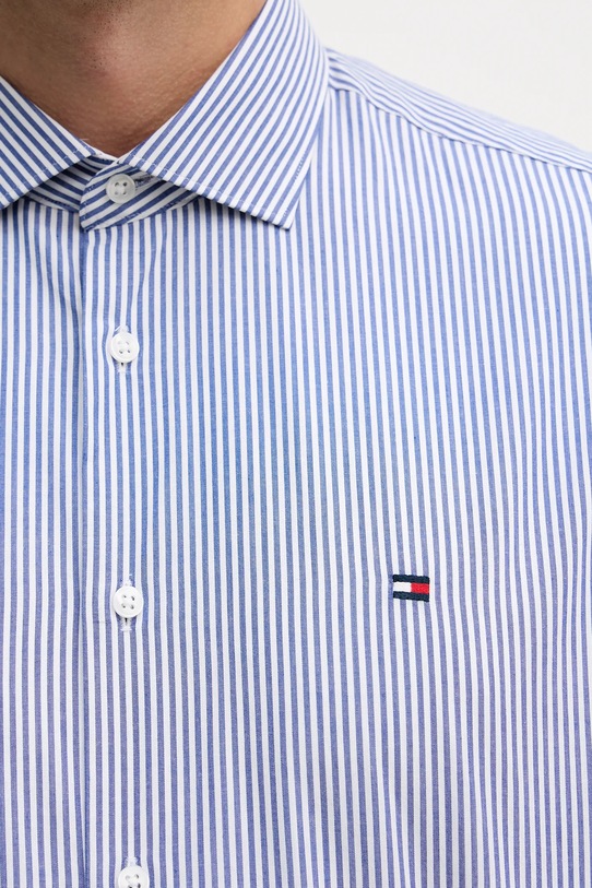 Tommy Hilfiger koszula bawełniana MW0MW41657 niebieski