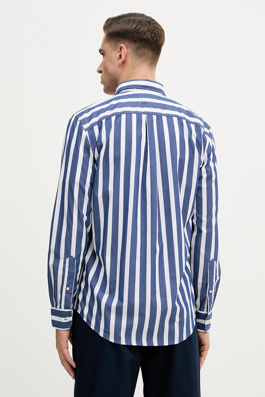 Odzież Tommy Hilfiger koszula bawełniana MW0MW41715 granatowy