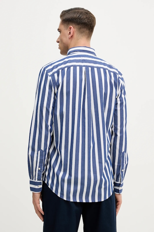 Odzież Tommy Hilfiger koszula bawełniana MW0MW41715 granatowy