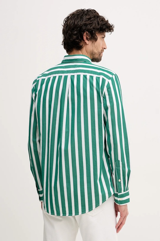 Îmbrăcăminte Tommy Hilfiger cămașă din bumbac MW0MW41715 verde