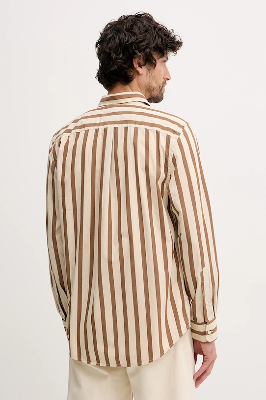 Odzież Tommy Hilfiger koszula bawełniana MW0MW41715 brązowy