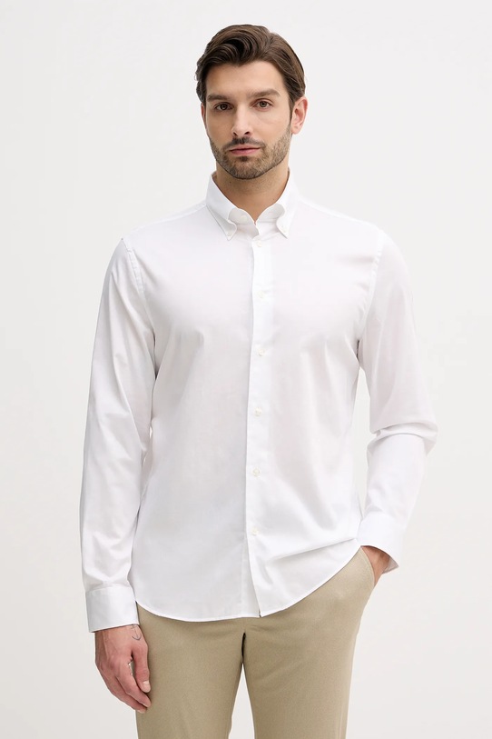 Tommy Hilfiger koszula z elastanem biały MW0MW41824