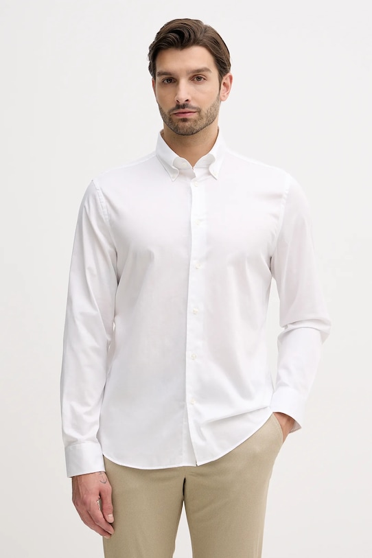 Tommy Hilfiger koszula z elastanem biały MW0MW41824