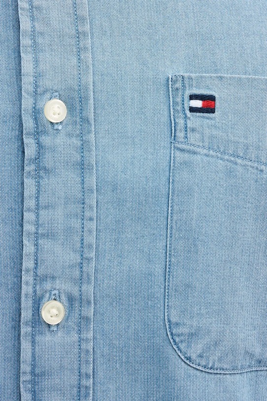 Βαμβακερό πουκάμισο Tommy Hilfiger MW0MW41689 μπλε
