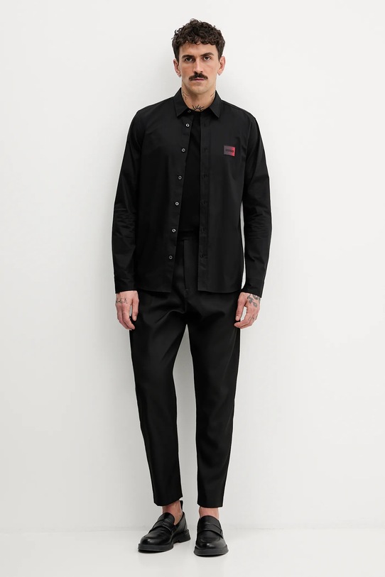 HUGO koszula 50555786 czarny SS26