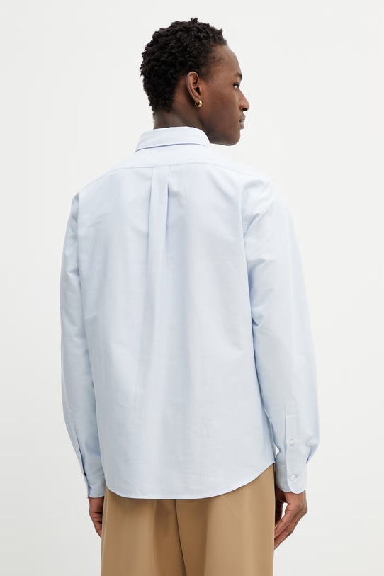 Odzież Kenzo koszula bawełniana FG55CH4109LO niebieski