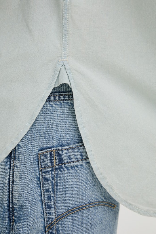 Kenzo koszula męska jeansowa FG55DC5076F4 niebieski