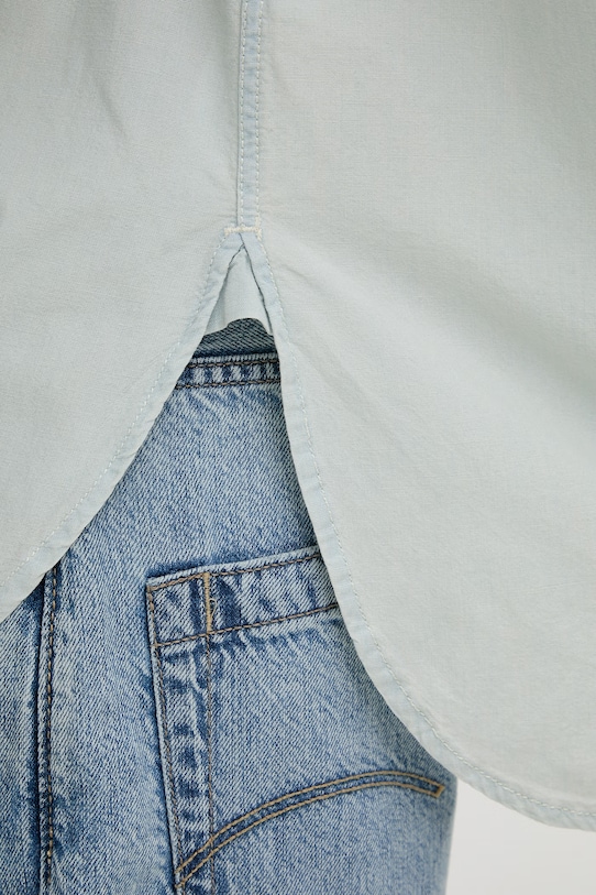 Kenzo koszula męska jeansowa FG55DC5076F4 niebieski