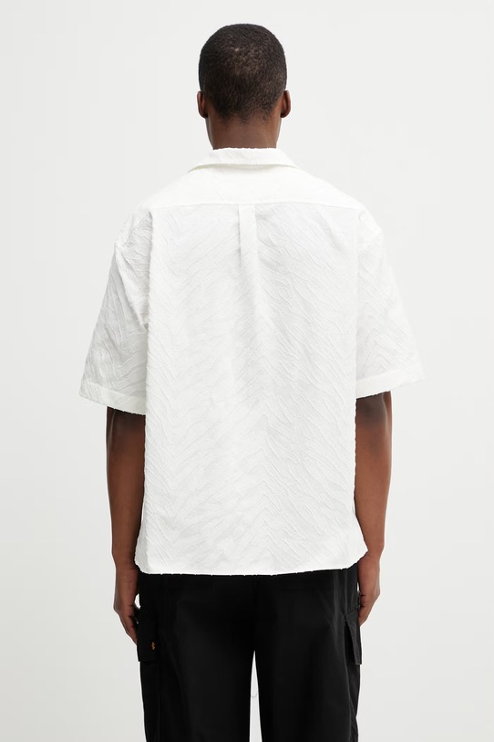 Odzież Kenzo koszula bawełniana męska FG55CH1359JS beżowy