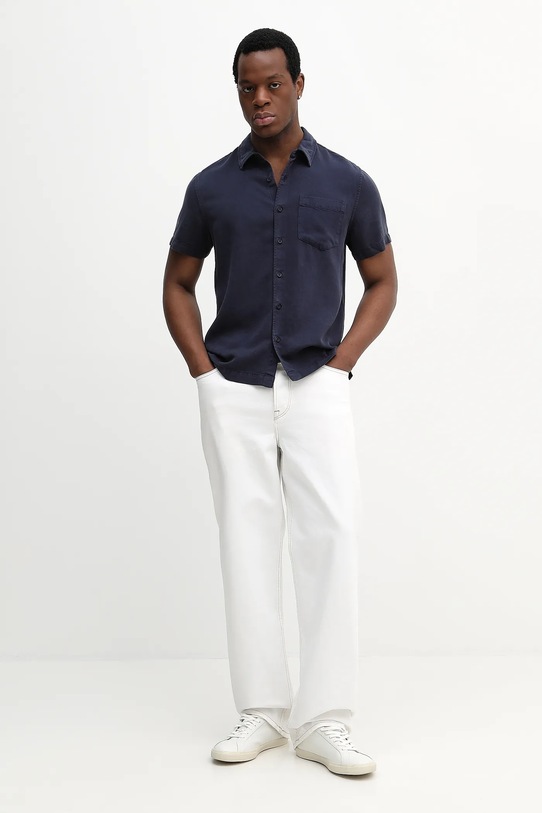 Guess koszula M6RH04.WDX72 granatowy SS26