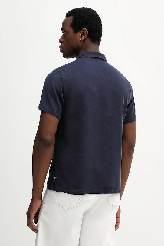 Odzież Guess koszula M6RH04.WDX72 granatowy