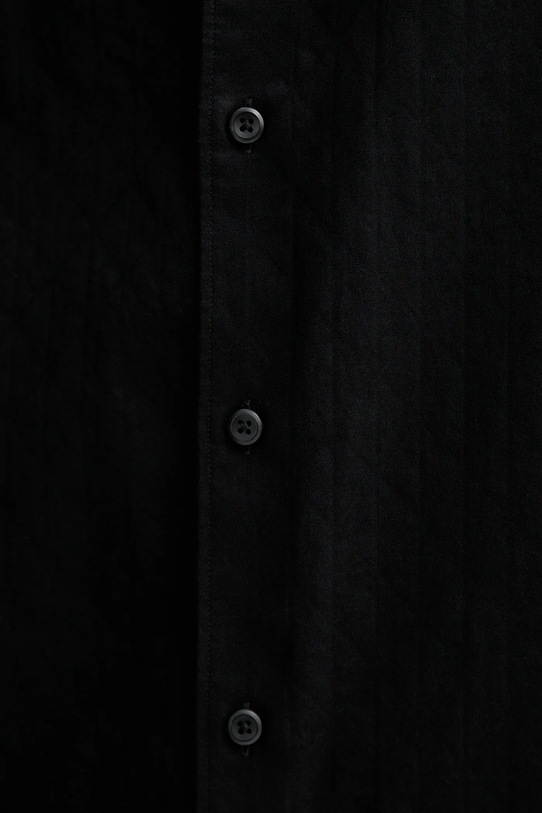 Βαμβακερό πουκάμισο Calvin Klein LV04LE111G μαύρο