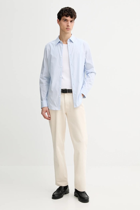 Calvin Klein koszula LV04LE120G niebieski SS26