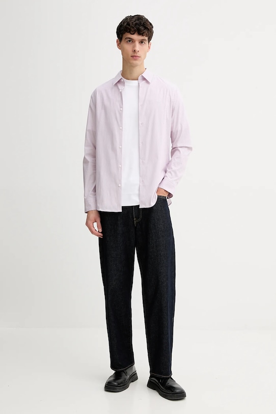 Calvin Klein koszula LV04LE120G różowy SS26