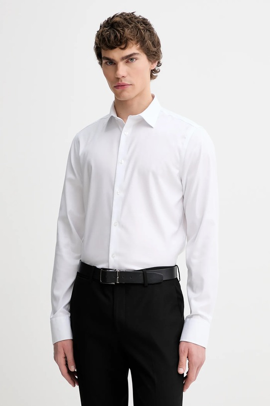 Рубашка Calvin Klein длинный белый LV019EU028