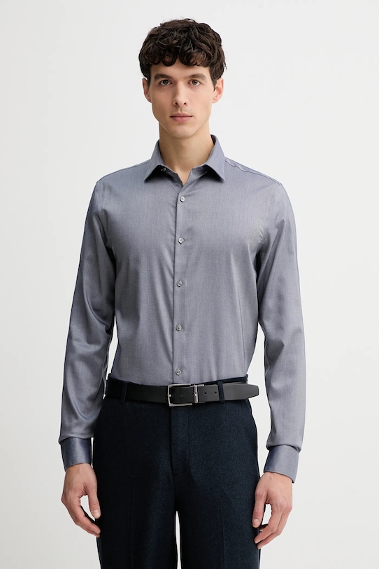 Calvin Klein koszula wzorzyste granatowy LV019EU085