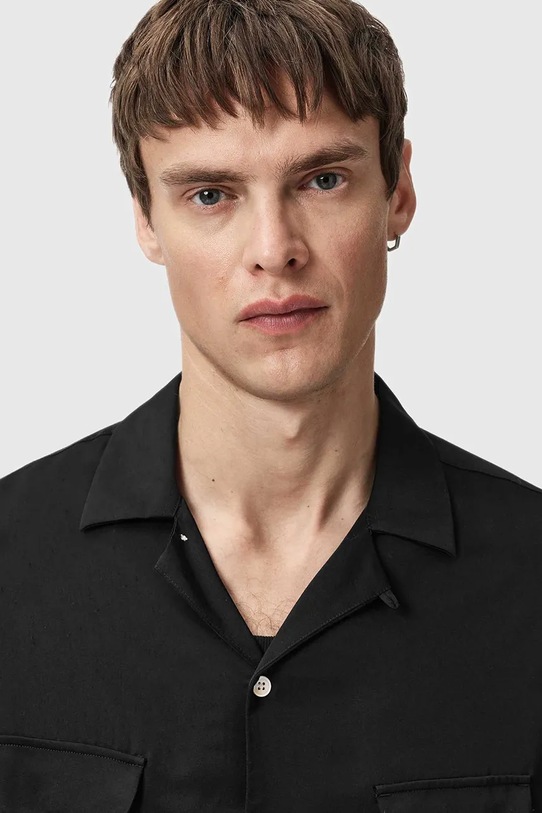 AllSaints koszula czarny M064SD