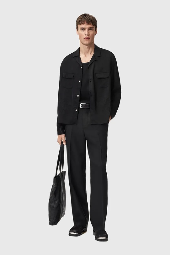 AllSaints koszula M064SD czarny