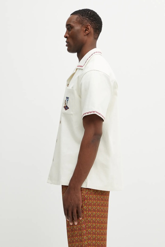 Drôle de Monsieur cotton shirt Cocktail J.SH227.CO215.OW beige SS26