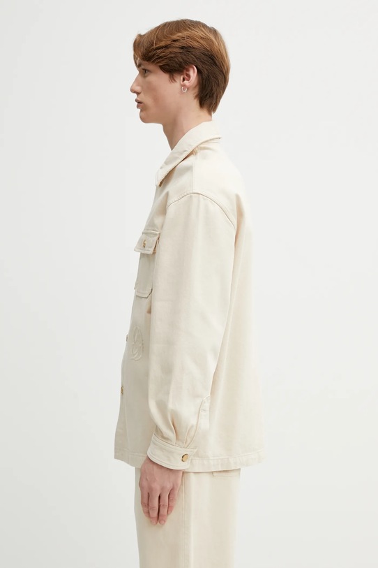 Drôle de Monsieur koszula jeansowa J.JT269.CO243.SD beżowy SS26