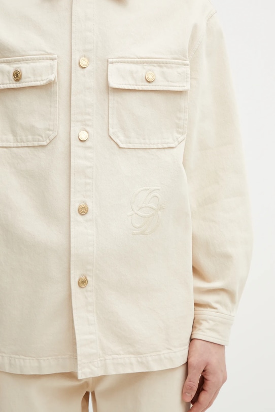 Džínová košile Drôle de Monsieur béžová J.JT269.CO243.SD