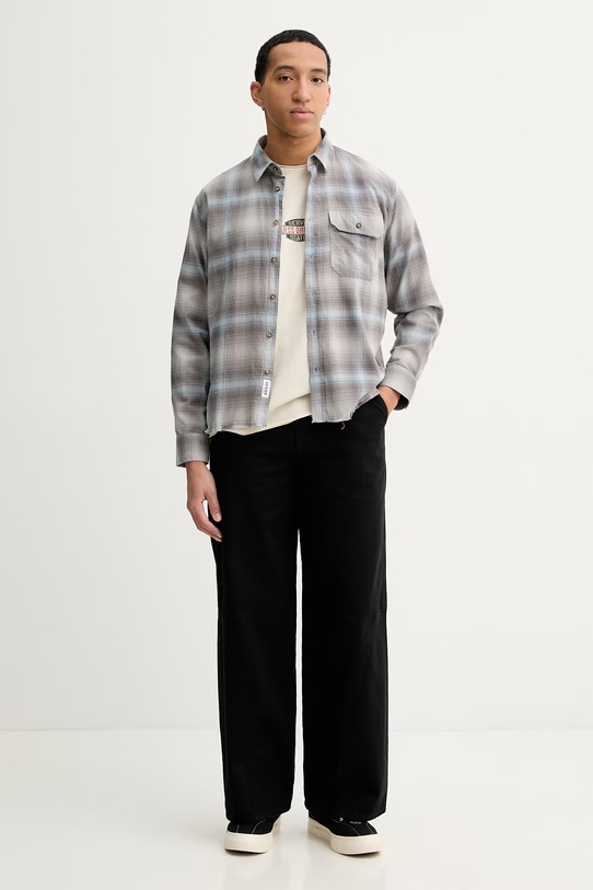 Guess Originals koszula bawełniana M6RH81.WK481 szary SS26