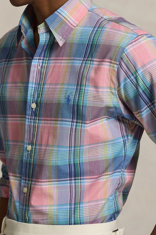 Polo Ralph Lauren koszula bawełniana różowy 710P06020