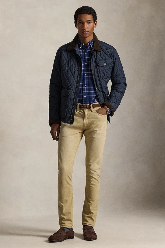 Polo Ralph Lauren koszula bawełniana granatowy 710P07186