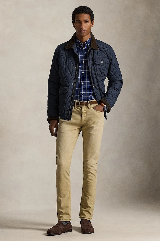 Polo Ralph Lauren koszula bawełniana granatowy 710P07186