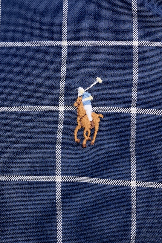 Polo Ralph Lauren koszula bawełniana 710P07186 granatowy