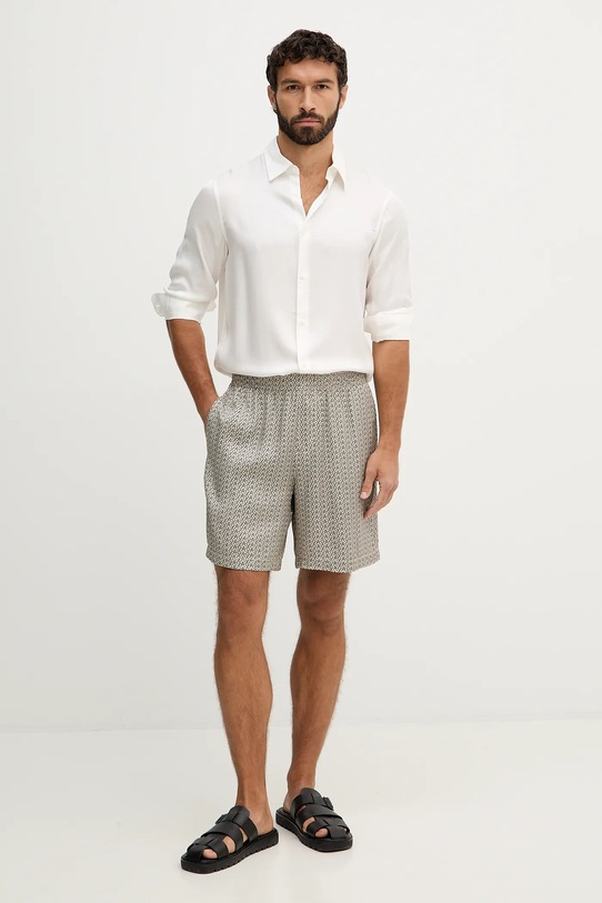 Armani Exchange koszula XM001817.AF13235 beżowy SS26