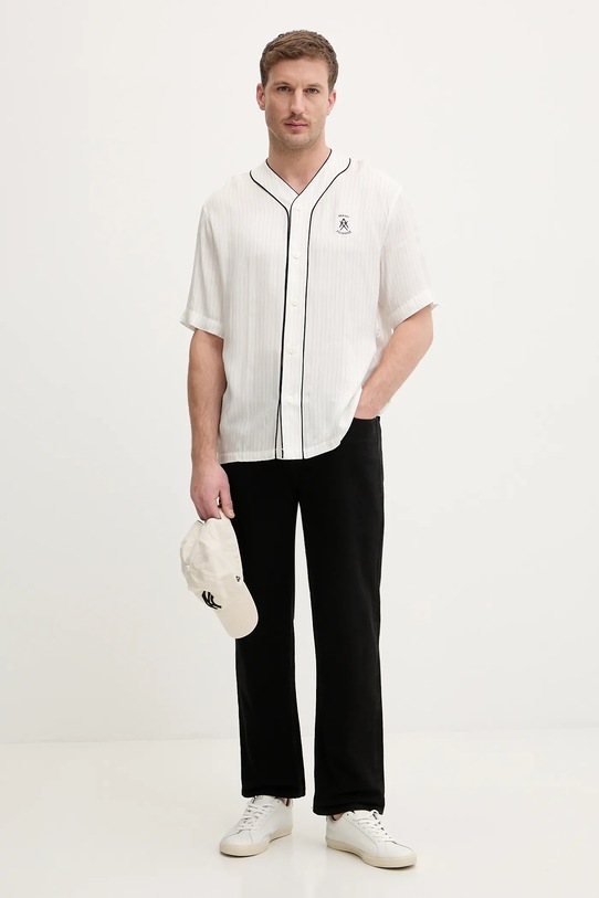 Armani Exchange koszula XM001818.AF13235 beżowy SS26