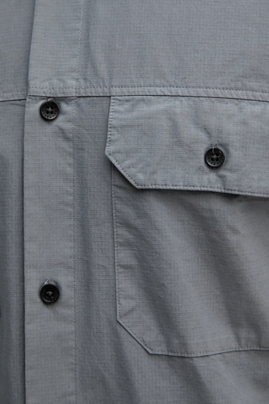 Хлопковая рубашка Armani Exchange XM002191.AF21226 серый