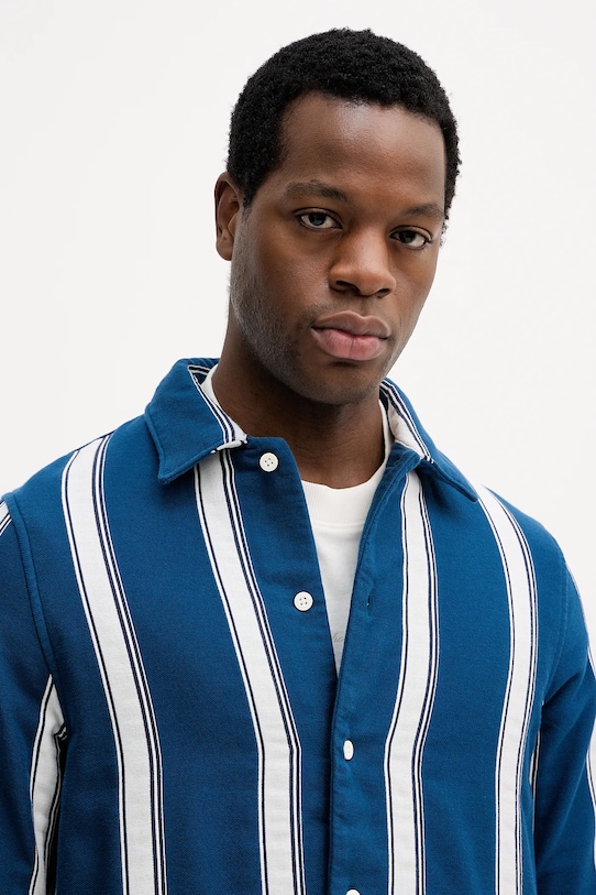 Marc O'Polo koszula bawełniana niebieski 5000007601