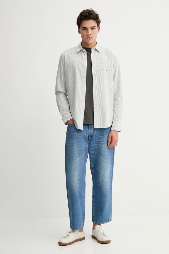 Marc O'Polo koszula bawełniana 5000007660 biały SS26