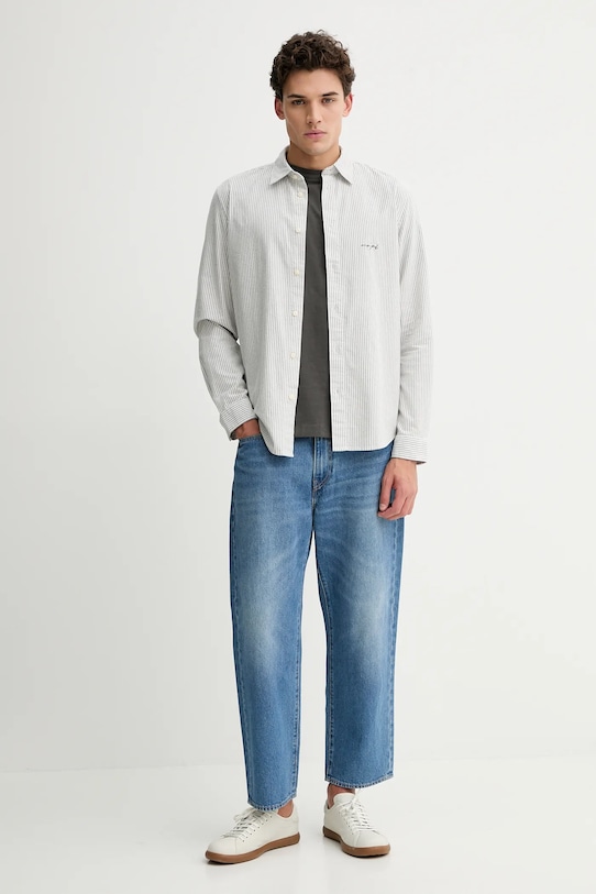 Marc O'Polo koszula bawełniana 5000007660 biały SS26