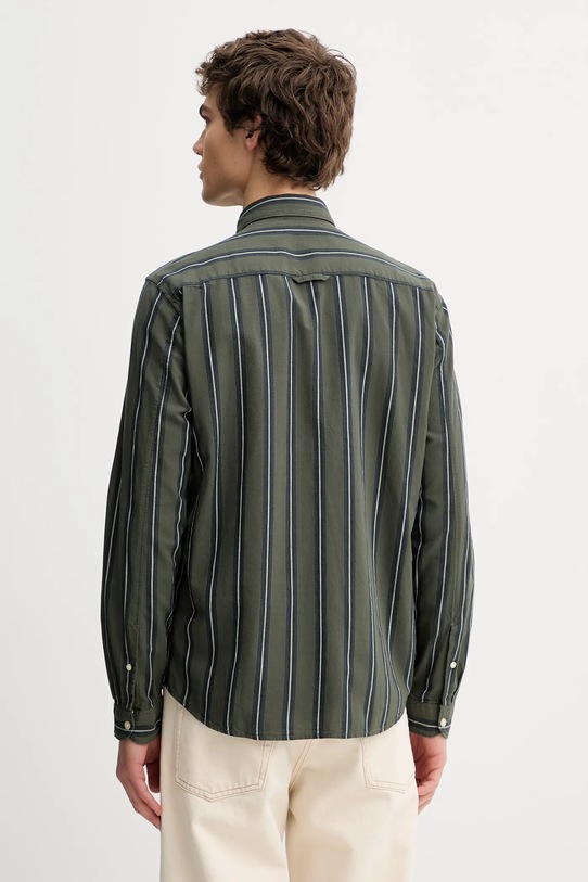 Odzież Marc O'Polo koszula bawełniana 5000007667 zielony