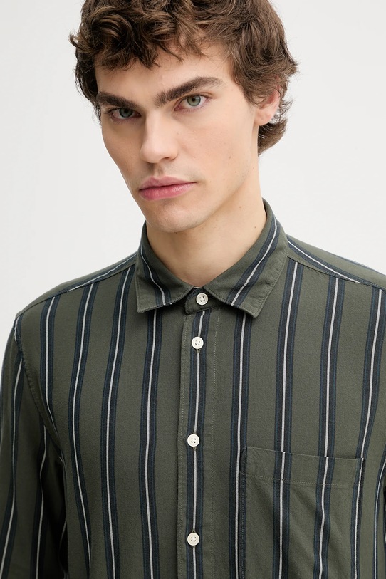 Marc O'Polo koszula bawełniana zielony 5000007667