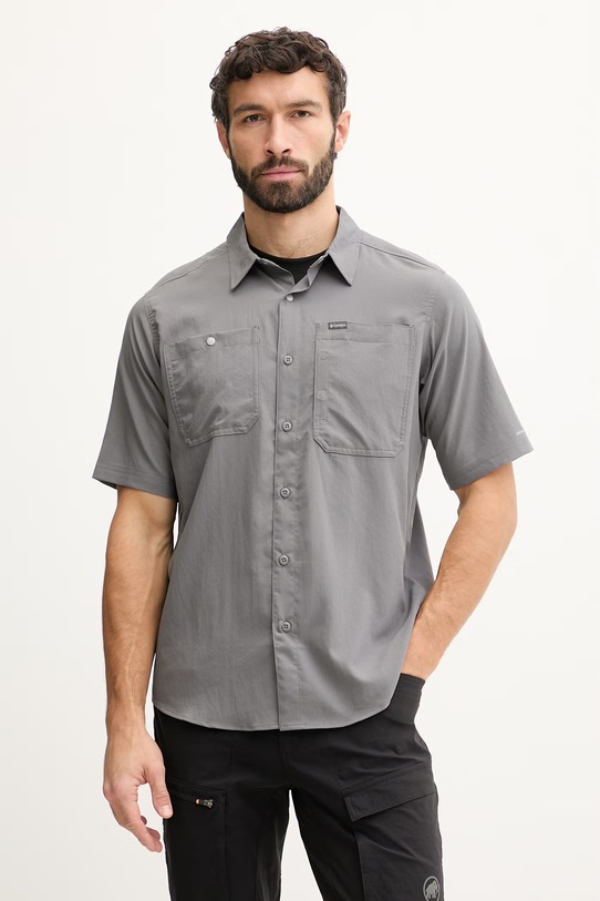 Columbia koszula outdoorowa Silver Ridge regular szary 2157323