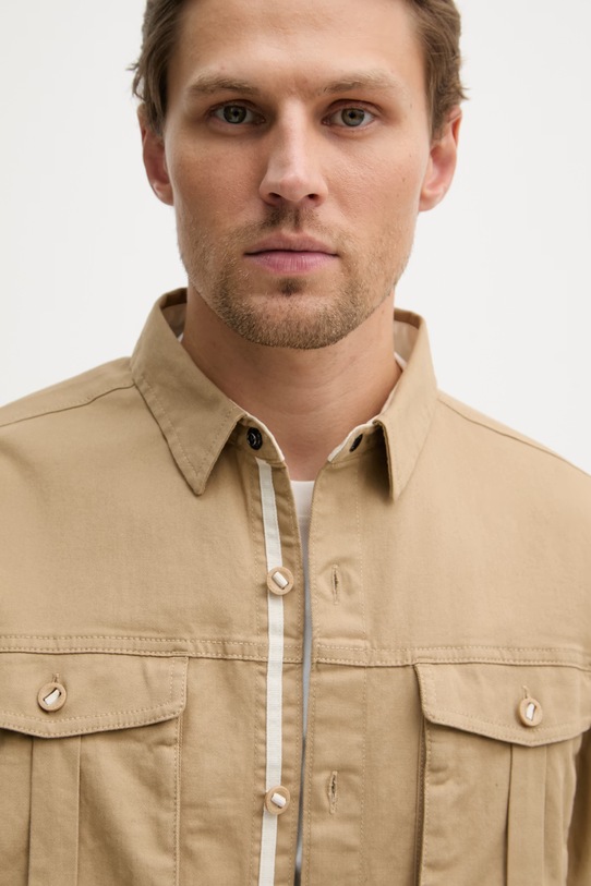 Columbia πουκάμισο ανδρικό βαμβακερό Acker Rock μπεζ 2157021