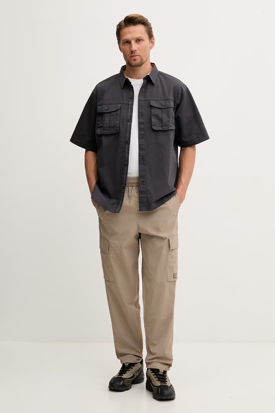 Columbia camicia da uomo con cotone Acker Rock 2157021 grigio SS26