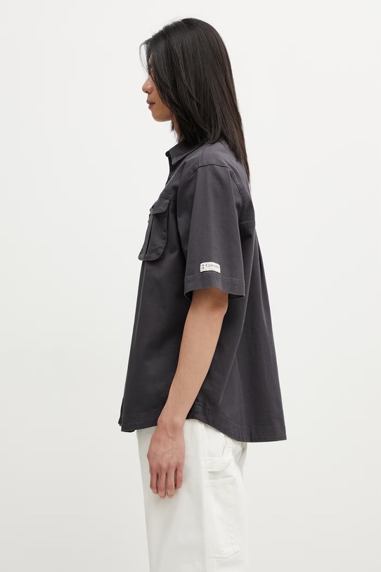 Columbia Acker Rock мъжка риза от памук 2157021 сив SS26