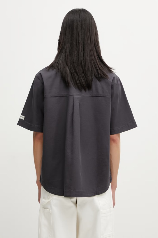 Abbigliamento Columbia Acker Rock camicia con cotone da uomo 2157021 grigio